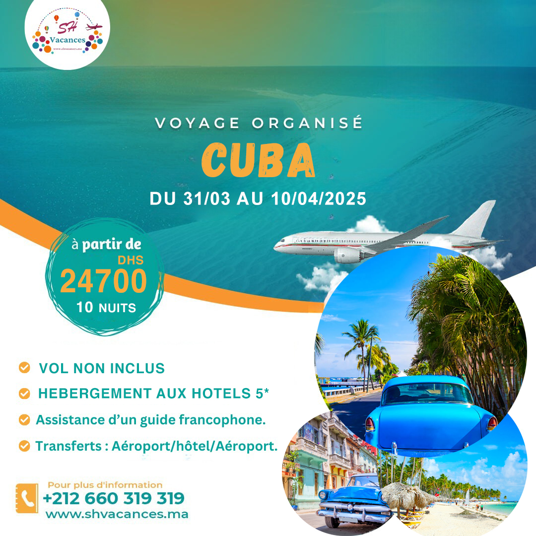 VOYAGE ORGANISE VERS CUBA