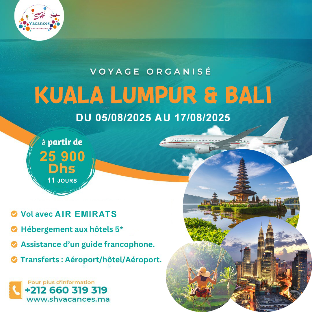 KUALA LUMPUR & BALI 11 JOURS